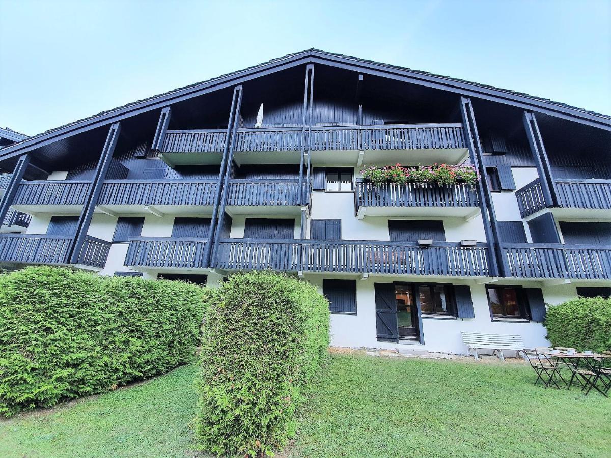 Chamonix Appartement Vue Mont Blanc Avec Jardin Exterior foto