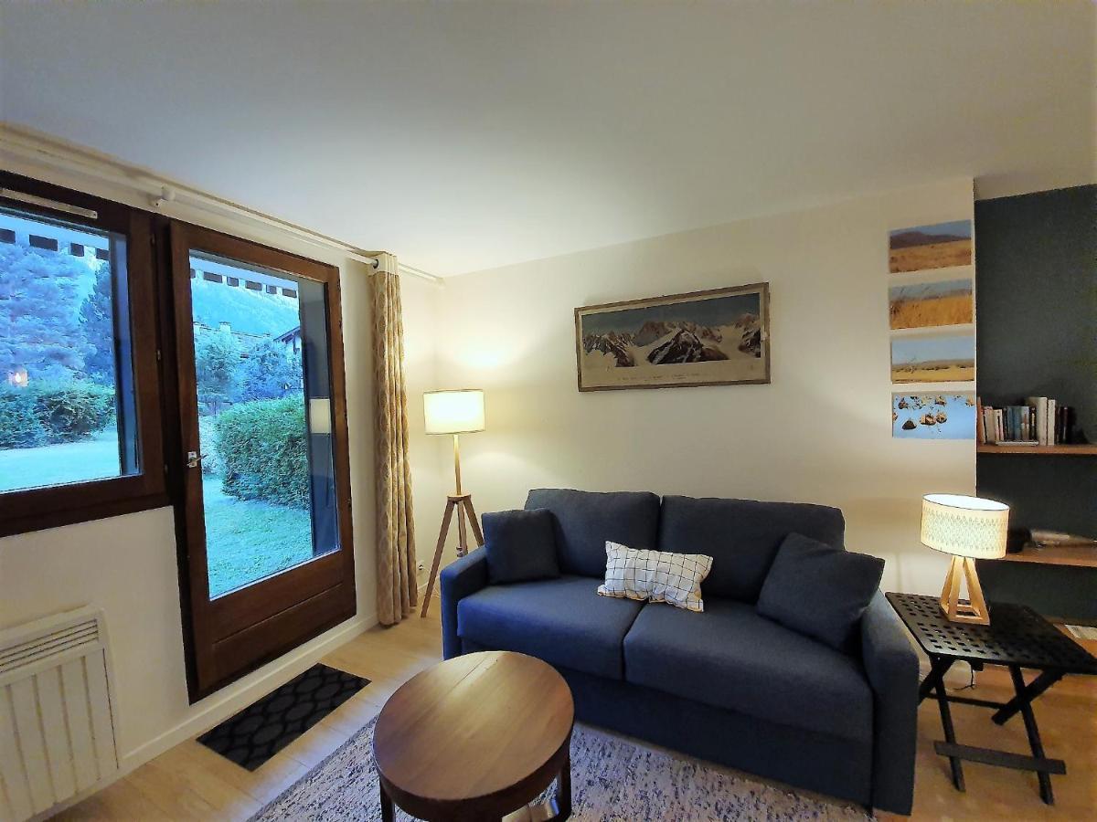 Chamonix Appartement Vue Mont Blanc Avec Jardin Exterior foto